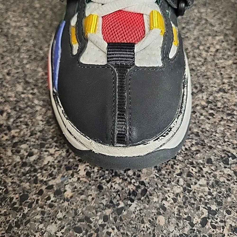 Polo Sport Ralph Lauren Ps100 High Top Shoes Boys‎ Size 5 Black / Multicolor